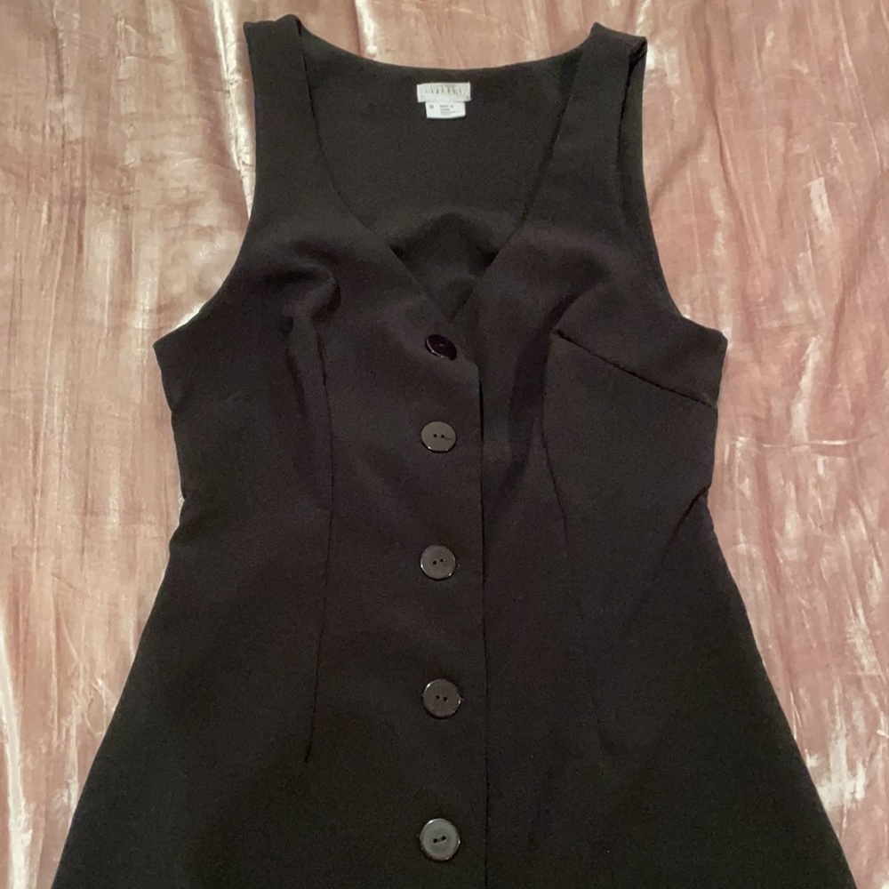 Urban Outfitters - Cooperative black button dress